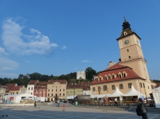 The massive central square, where summer visitors will often stumble upon a festival.